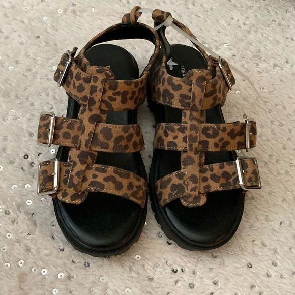 Treasure & Bond Gabrielle Leopard Sandals Size 13 NWT - Picture 6 of 9
